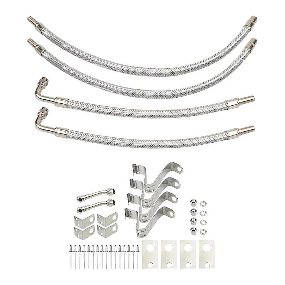 Kit D'Extension De Valve Double Pour Pneus À Roues Jumelées De 16 À 19-1/2 Pouces, Compatible Avec La Plupart Des Voitures