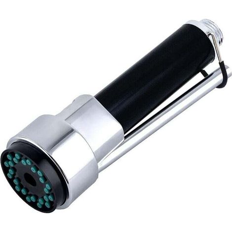Küchenbrause, Universeller, Herausziehbarer Spültisch-wasserhahn-sprühkopf Für Modernen Herd, Auslauf, Badezimmer-mischbatterie, Anti-spritz-sprühkopf Mit Wasserstopp, Chrom, G1/2 Zoll
