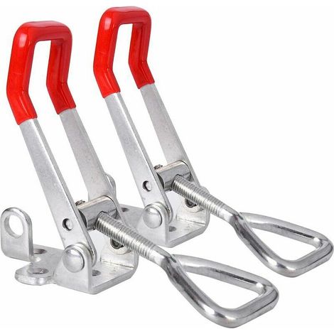 Lucky-88 – Set Mit 2 Metall-kippverschlüssen – Tragkraft 300 Kg – Für Truhen Und Kisten – Öffnungswinkel 300°