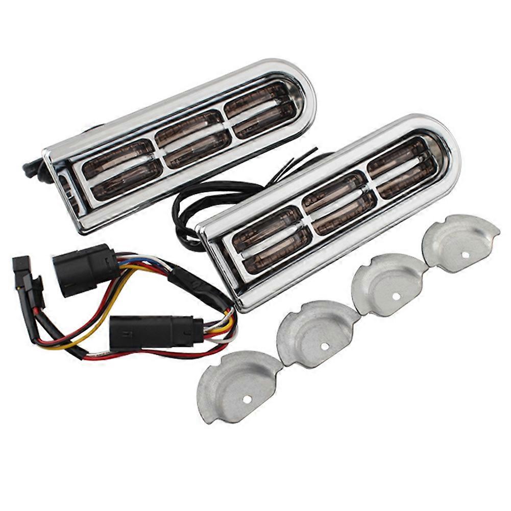 Feu Arrière À Led Pour Garde-boue De Moto, Compatible Avec Les Modèles Harley Davidson Street Glide, Highway Glide Et Road King (phares Auxiliaires).