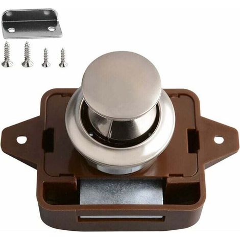 Push-latch-schlösser Für Wohnmobil-möbel, Tür- Und Schubladenverschluss Für Schränke, Yachten, Boote – Kzq