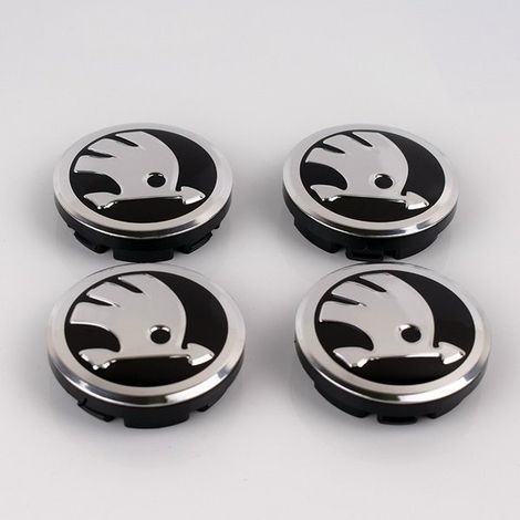 Sk05 - Radkappen 60 Mm, 4er-set, Skoda Silber, Einheitsgröße