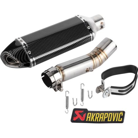 Slip-on-schalldämpfer-auspuffanlage Aus Edelstahl 304 – Abnehmbarer Db-killer – Kompatibel Mit Cbr500r Cb500f Cb500x 2013–2016