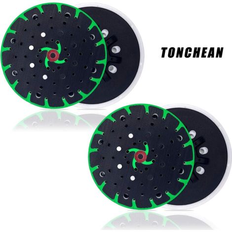 Tonchean – Packung Mit 2 150 Mm Vakuum-schleifpads – Kompatibel Mit Festool Rotex Ro, Ets 150, Lex 150 – Für Flache Und Gebogene Oberflächen – Lex150