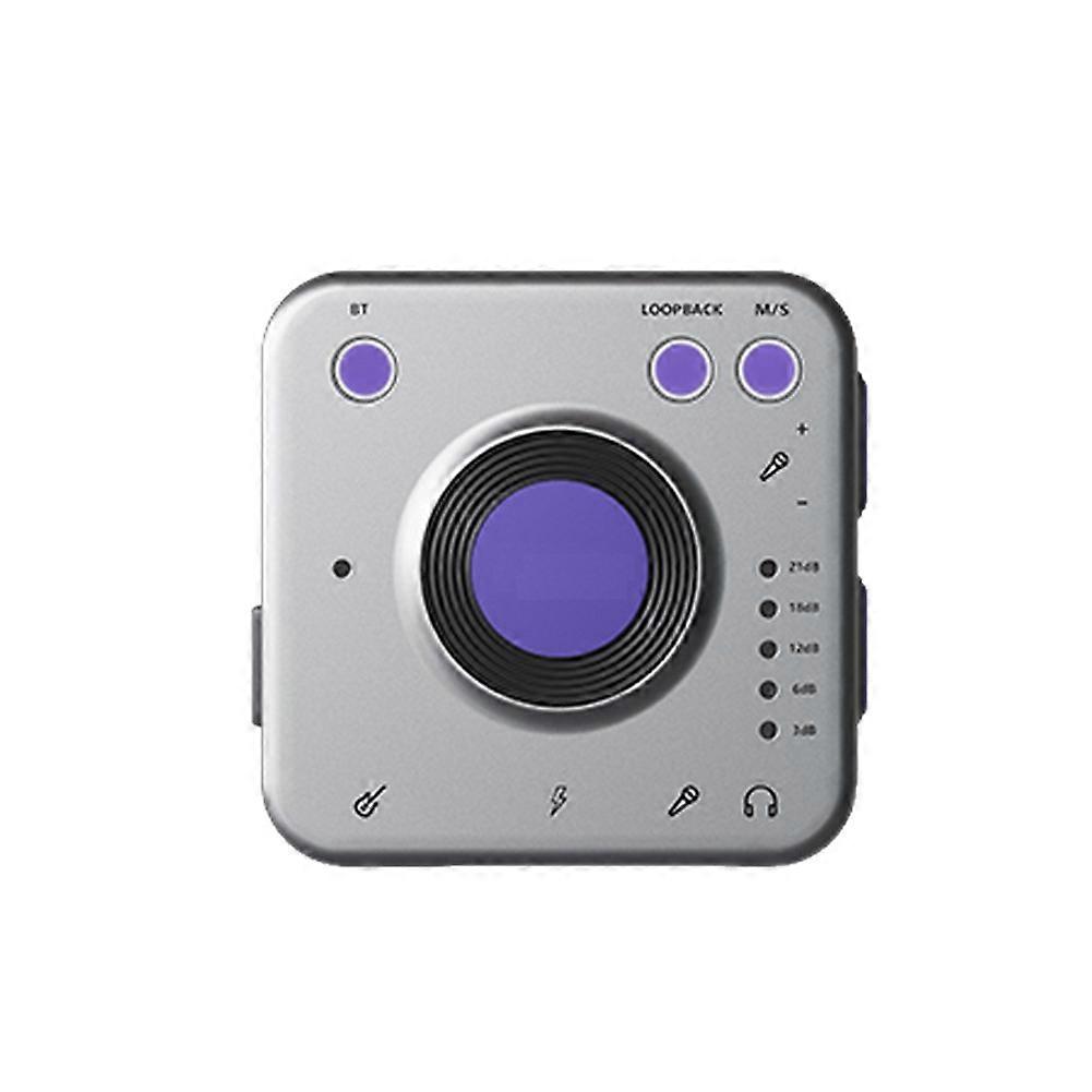 Interface Audio Live Dock Pour Le Streaming En Direct Pendant La Charge, Idéale Pour L'Enregistrement De Guitare Avec Contrôle Du Gain De L'Instrument.
