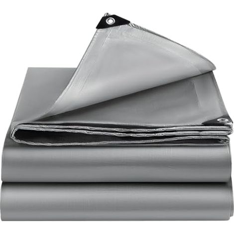Wasserdichte Plane, Polyethylen-schutzplane, Uv-beständige Plane Für Lkw, Pergola, Gewächshaus, Wasserdichte Planen Für Den Außenbereich, Garten, Pavillon, Camping, Möbel, Silber-2x3m