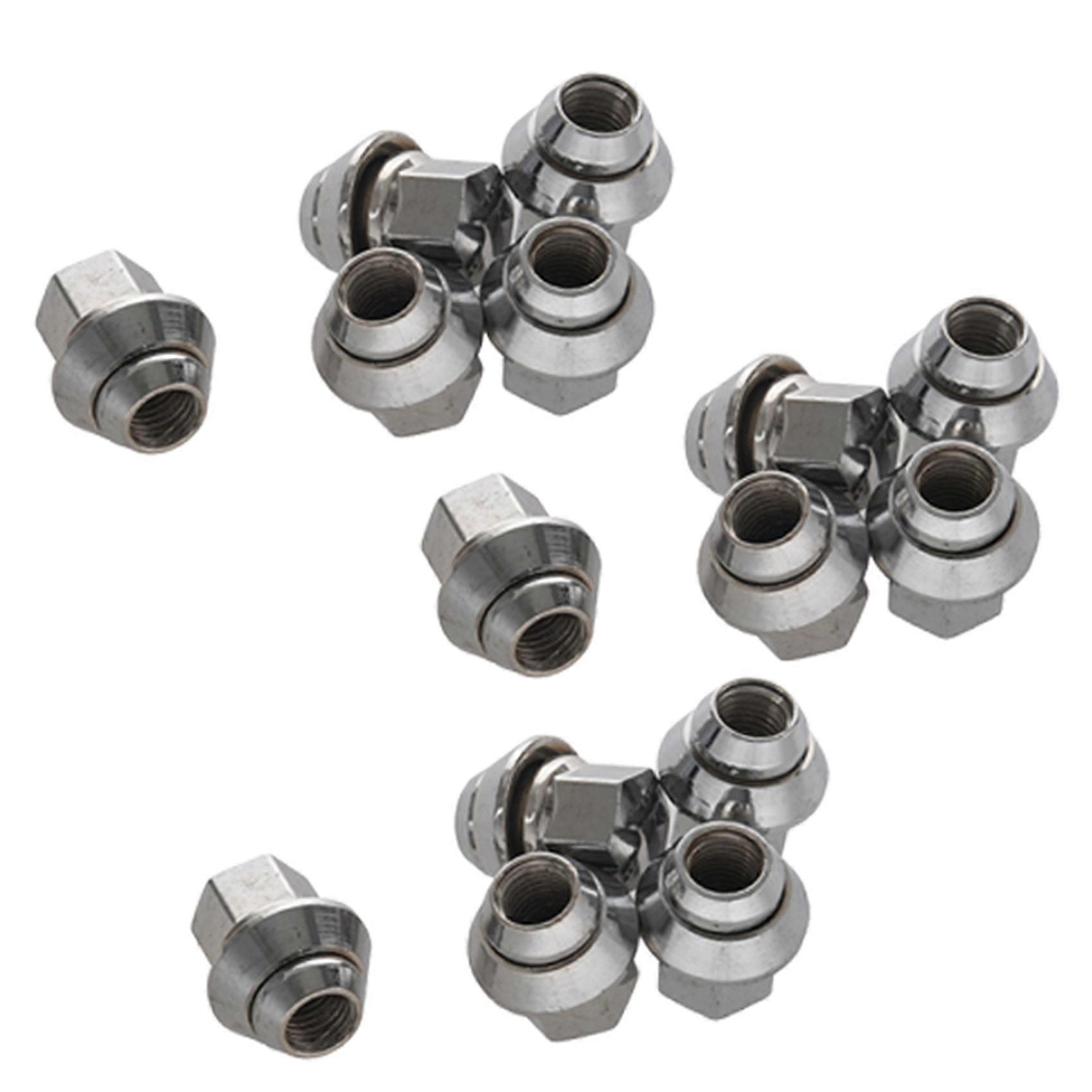 15 Écrous Hexagonaux M12 X 1,5 (19 Mm) Pour Roues Ford Fiesta, Focus, Ka, Mondeo Et C-max