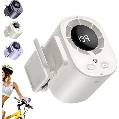 Mini-wiederaufladbarer Usb-clip-lüfter – Persönlicher Tragbarer Lüfter – Einstellbare Luftgeschwindigkeit – 1500-mah-akku – Leichte Kühlung