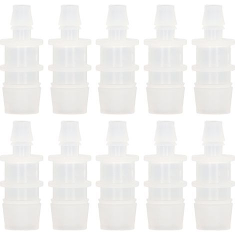 10 Stück Reduzierstücke Für Gartenschläuche, Pp-aquarium-luftpumpenadapter Für Silikonschlauchanschluss 7,9–15,8