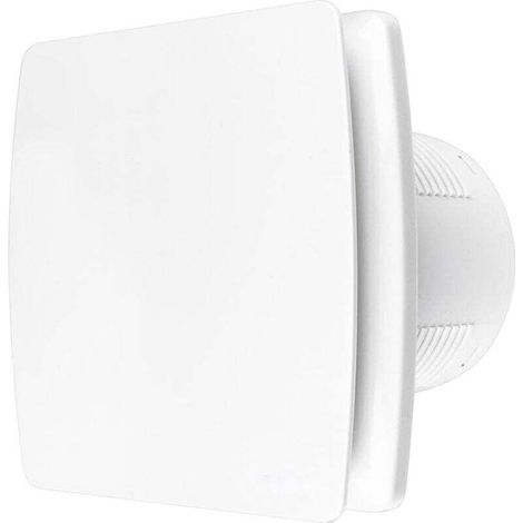 100 Mm Badezimmer-luftabsauger Mit Timer, Feuchtigkeitssensor Und Rückschlagventil, 95 M³, Leise, Für Badezimmer, Küche, Büro Und Toilette, Weiß, Ipx4