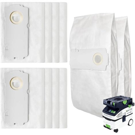 10er-pack Filterbeutel Für Festool Ct Mini/ct Midi/ct 15 Staubsauger Ab 2019, 15l Ersatzbeutel, Großes Fassungsvermögen, Großes Fassungsvermögen, Zubehör