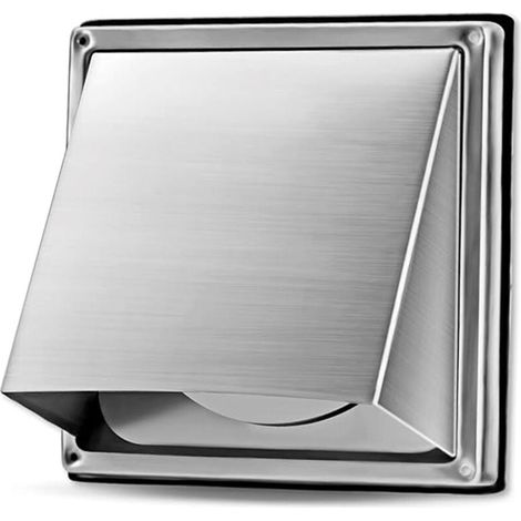 150 Mm Lüftungsgitter, Lüftungsgitter Aus Edelstahl, Abluftgitter, Integriertes Rückschlagventil, Witterungsbeständig, Abdeckung Für Die Außen-dunstabzugshaube