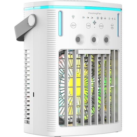 1l-wassertankventilator, Luftkühler Für Kleine Räume, Kühlsprühventilator, Elektrischer Hochleistungsventilator