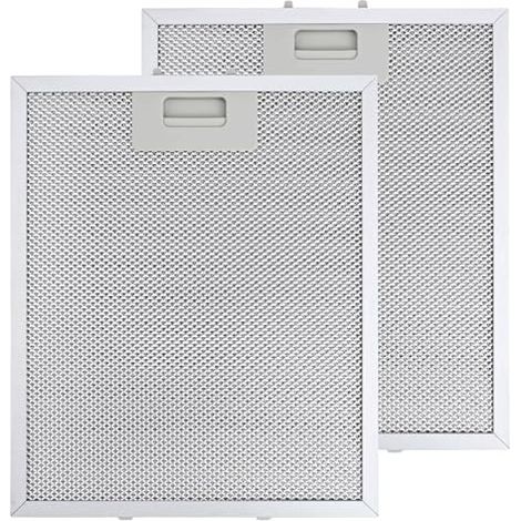 2 Stück 305 X 267 Mm Dunstabzugshaubenfilter Für Aeg Dunstabzugshaube, Weiß, Große Ölspeicherkapazität, Hohe Temperaturbeständigkeit, Ersatzteil, 5 Schichten