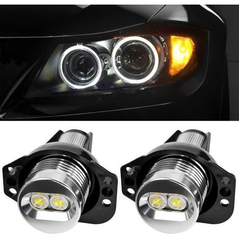 2 Stück Für Bmw 3er-serie E90 E91 2005–2008, 12 W, Weiße Ersatz-angel-eyes-halo-ring-glühbirnen