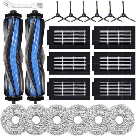 21-teiliges Zubehör Für Ecovacs Deebot T50 Omni/t50 Pro Omni Staubsauger, Ersatz Mit 2 Hauptbürsten, 6 Mopps