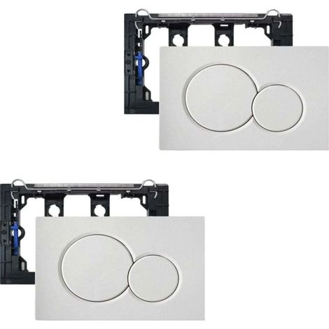 2er-pack Ulisem Auslöseplatte, Ersatzteile Für Tank, Alte Modelle Auslöseplatte Für Kompatible Up320 Und 300, Zweimengenspülung, 1 Stück Weiß