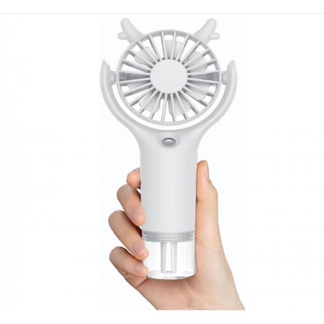 3 Tragbarer Mini-handventilator Für Zuhause Mit Befeuchtungsfunktion, Tragbarer Tischventilator, Wiederaufladbarer Usb-handventilator Mit Leiser Geschwindigkeit Für Büro, Reisen