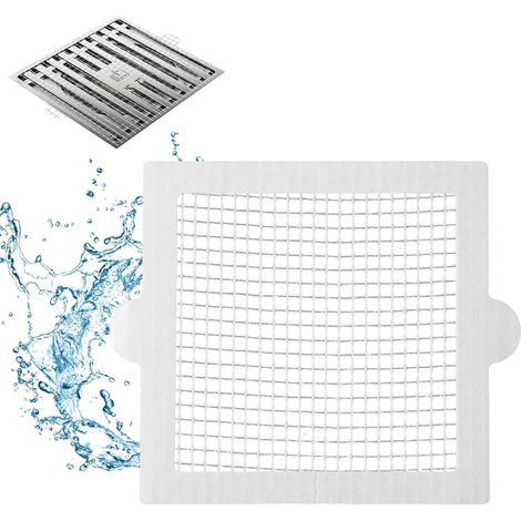30 Stück Einweg-haarfänger Für Die Dusche, Netz-haarfänger Für Die Dusche, Haarfilter, Badewannen-haarsieb, Haarfalle Für Badezimmer/badewanne/küche/waschbecken (quadratisch)