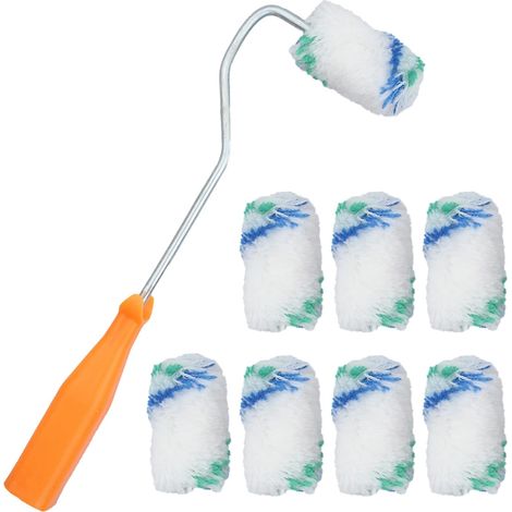 35-cm-farbroller-set, 8 Nachfüllungen, Zum Streichen Von Wänden, Decken Und Möbeln