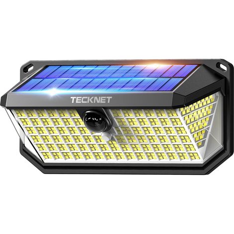 416 Led-solarleuchten Für Den Außenbereich, Wasserdicht, 300°-winkel Und 3 Beleuchtungsmodi, Bewegungsmelder-außenleuchten, 2er-pack, Sicherheits-solarleuchte, 1 Stück