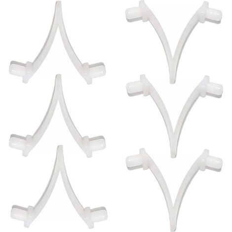 Butterfly-poolklemmen – Set Mit 6 Befestigungsklemmen Für Poolbürste, Skimmer, Staubsauger, Mini-jet-staubsauger Und Teleskopstange