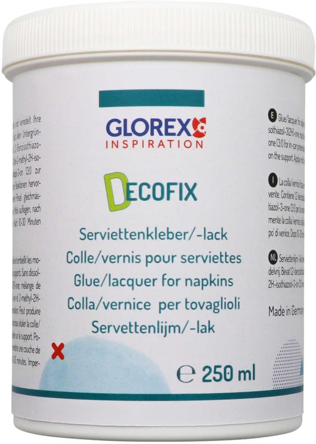 Glorex Decofix Serviettenkleber 250 Ml Bastelkleber