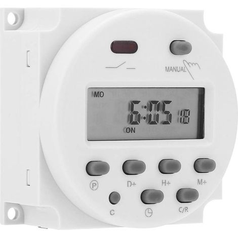 Cn101a 12 V Digitaler Programmierer: Lcd-digital-timer Für Warmwasserbereiter. Sichere Und Präzise Zeitprogrammierung.