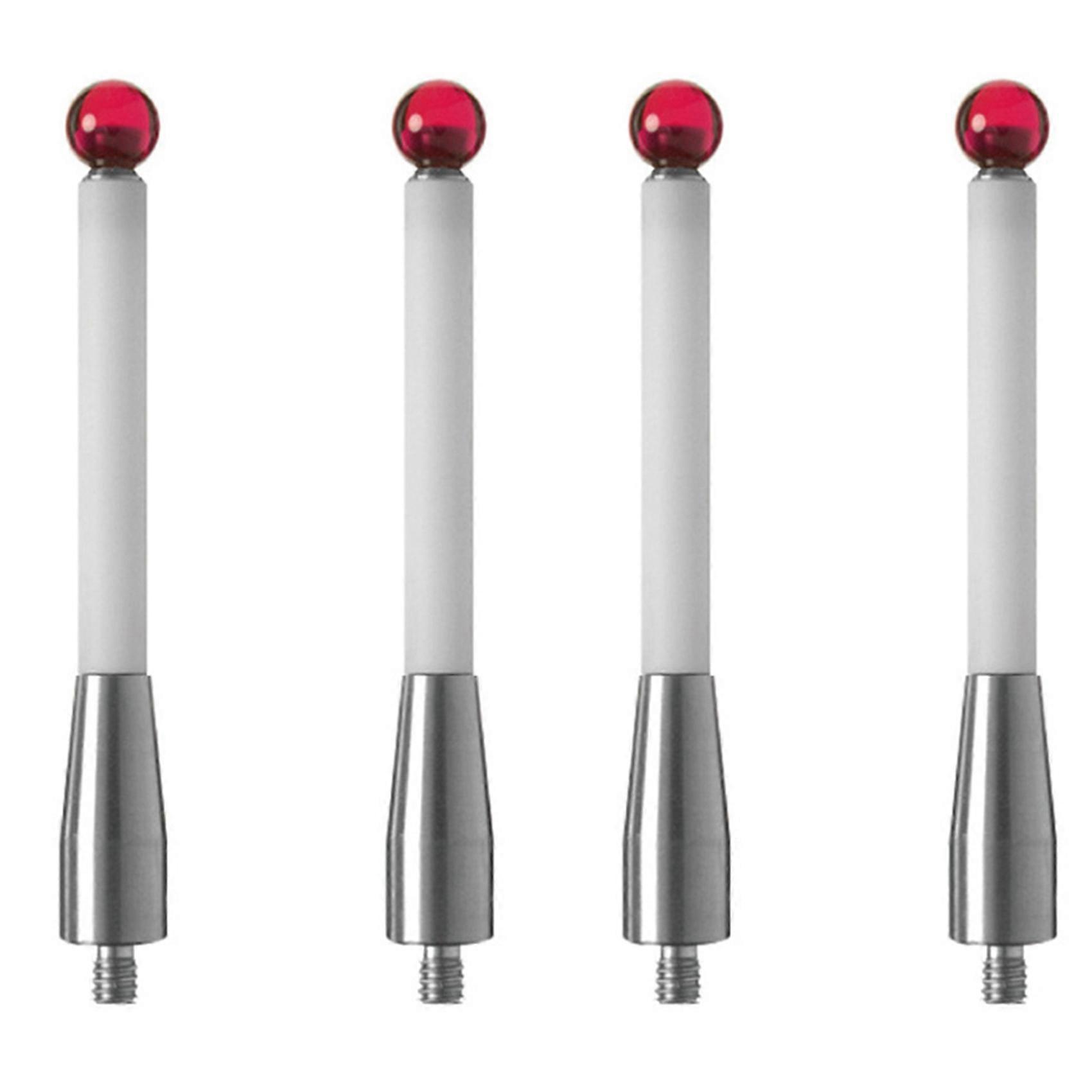 4 Pointes De Palpeur Pour Machine À Mesurer Tridimensionnelle (mmt), Pointe À Bille De 6 Mm, Palpeurs De Contact Pour Mmt, Tiges En Céramique, Accessoires De Test De Pointes De Palpeur Pour Renishaw A