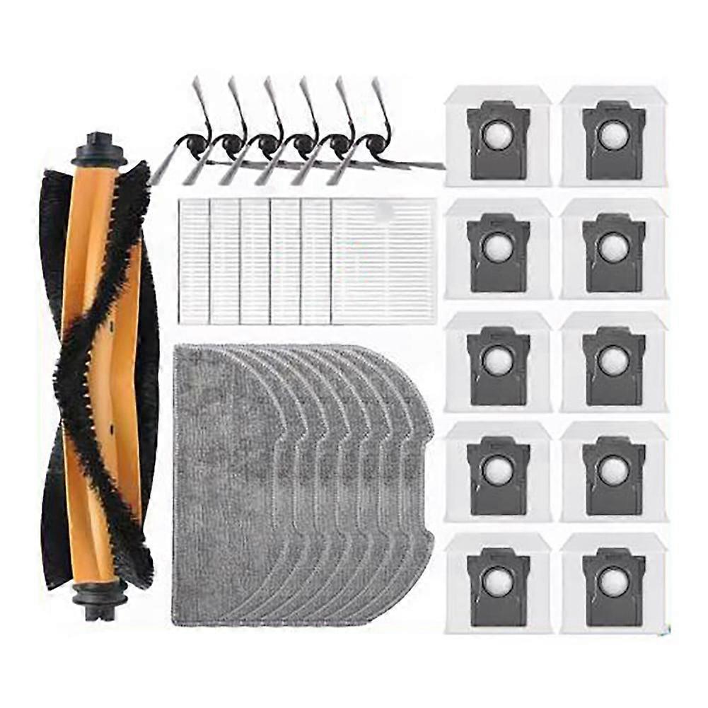 Accessoires Pour Aspirateurs Robots Dreame D20 Air Plus/f21/f21 Plus : Brosse Principale, Brosse Latérale, Filtre, Serpillière, Sac À Poussière (pièce De Rechange)