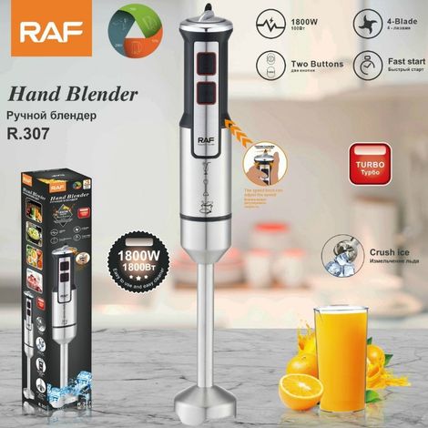 Der Multifunktionale 4-blatt-doppelklingen-stabmixer Kann Zum Kochen Von Speisen, Zum Kochen Von Beikost Usw. Verwendet Werden.