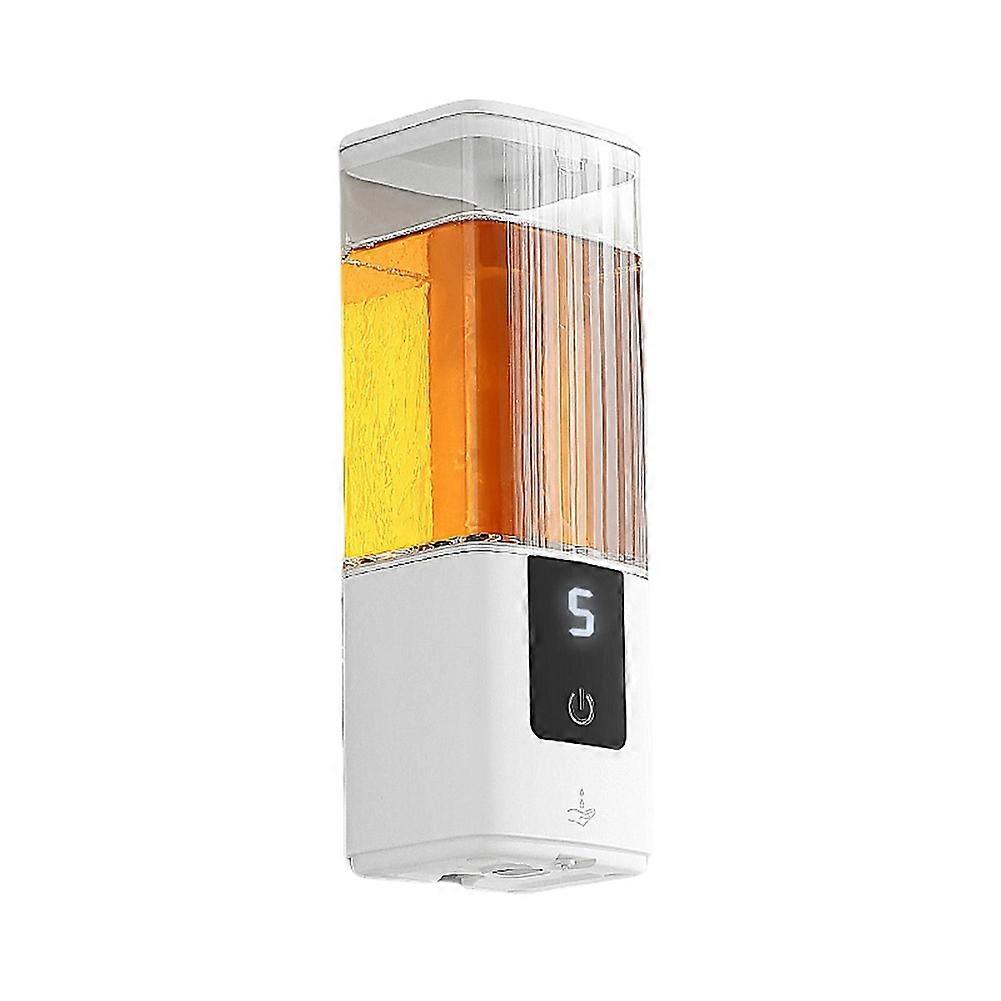 Distributeur De Savon Automatique Mural Rechargeable Avec Pompe À Savon Moussante Pour Salle De Bain Et Cuisine