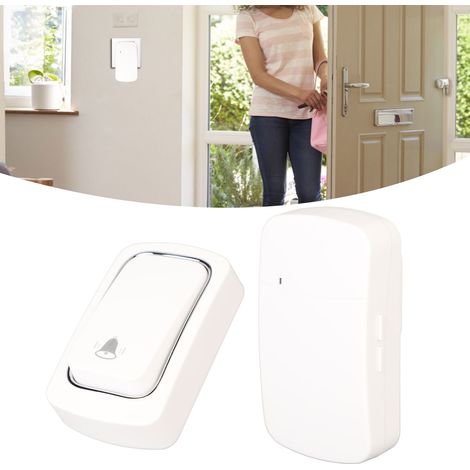 Drahtlose Türklingel, Lochfreie Abs-sprach-gegensprechanlage Für Zuhause Und Zimmer, Eu-stecker 100–230 V –