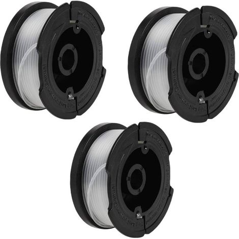 Ersatz Für Black+decker Af-100-3zp Rasentrimmerkopf, Zubehör, Mähfaden, 3er-set