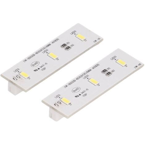 Ersatz-led-lichtleiste Für Kühlschrank – 2 Stück – 6000k Weißes Licht – Kompatible Modelle Sw Bx02b, Homa, Electrolux