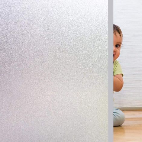 Fensterfolie, Selbstklebend, Blickdicht, Sichtschutzfolie, Mattierte Fensterfolie, Statische Fensterfolie, Anti-uv-folie, Für Zuhause, Badezimmer Oder Büro, Matt, 44