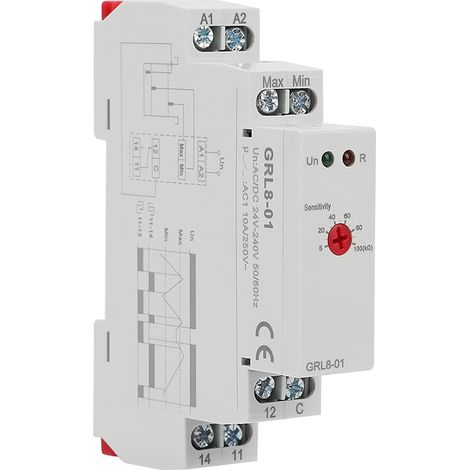 Flüssigkeitsstand-kontrollrelais, Grl8-01, Wasserstandsregler, 10 A Ac/dc, 24 V–240 V