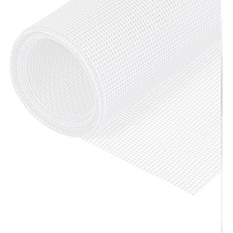 Fliegengitter Für Fenster, 150 X 500 Cm, Diy-fliegengitter Aus Glasfaser Als Meterware Mit Reinigungsbürste, Fliegengitter Für Fenster, Balkontür Und Wohnzimmer, Weiß