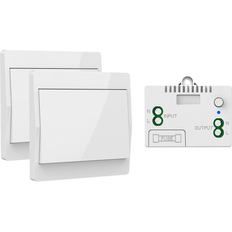 Funkschalter-set – Funk-wandschalter – 200 M – 50 M Reichweite – Für Außen Und Innen – 1100 W