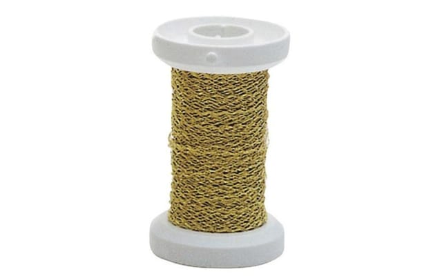 Glorex Effektdraht Goldfarben, 0,25 Mm X 60 M Bastelmaterial