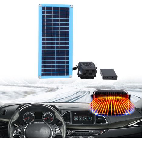 Gewächshaus-heizungsset Mit 30-w-solarpanel Und Heizung Für Zuhause – Geflügelheizung – Solar-heizungsset Zum Trocknen Und Heizen
