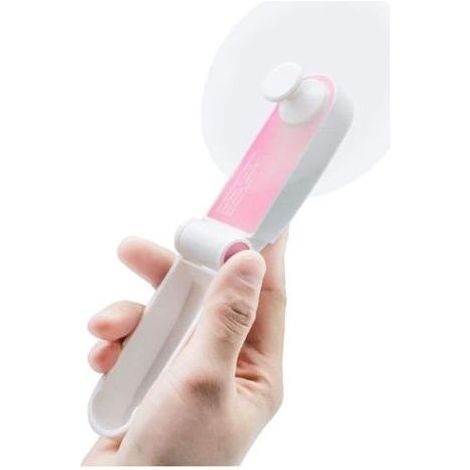 Honornic – Tragbarer Mini-ventilator – Faltbar – Über Usb Wiederaufladbar – 2 Geschwindigkeiten – Leise