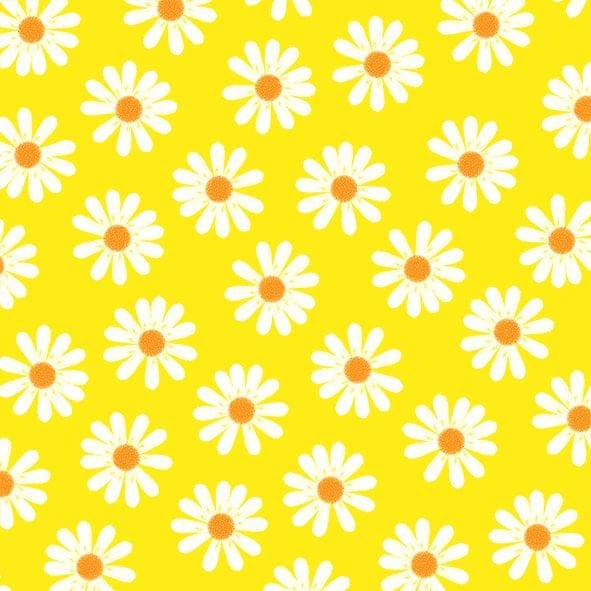 Braun&company - Servietten Motiv Dancing Daisies Gelb 33 X 33 Cm 20er Pack