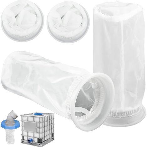 4er-set Ibc-nylonfilter – Für 1000-liter-regenwassertank, Deckelbefestigung