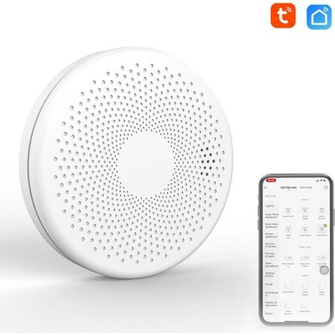 Ikodm – Intelligenter Rauch- Und Kohlenmonoxidmelder – Akustischer Alarm 85 Db – 2,4-g-wlan-konnektivität – Einfache Installation Mit Inklusive Support – Wifi 2 En