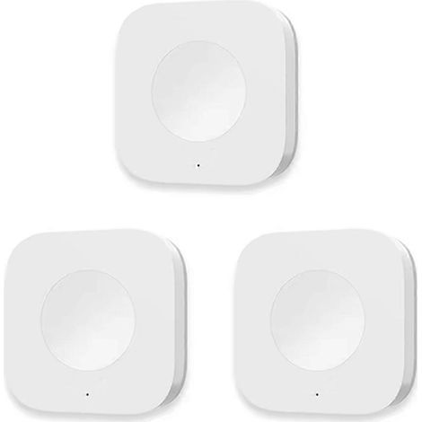Intelligenter Kabelloser Schalter Mit Sensor, Mini-schlüssel, Zigbee-verbindung, Fernbedienung, Ein-knopf-steuerung, Heimsicherheit, 3er-pack