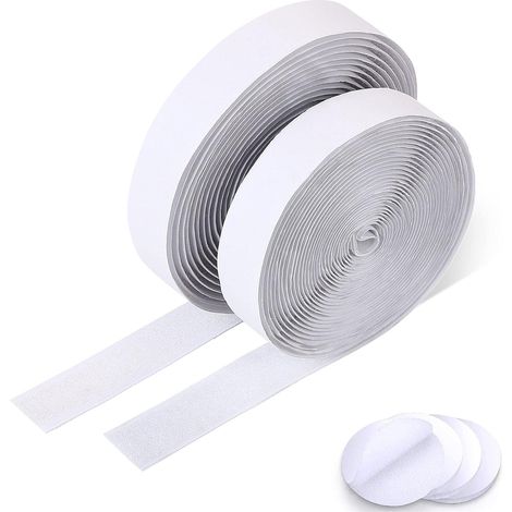 Klebeband, Selbstklebendes Griffband, 5 M, Selbstklebendes Kratz-klettband, Besonders Starke Klebkraft, Alle Arten Von Fotorahmen-installationen (weiß – 2 Cm, 5 M) – Rw-klebeband, Verschiedene Größen