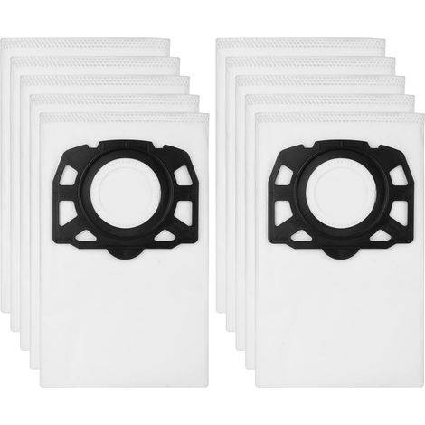 10er-pack Kärcher Staubsaugerbeutel – 2.863-006.0 / Kfi 487 – Wd4 / Wd5 / Wd6 / Wd5p / Wd6p / Mv4 / Mv5 / Mv6 – Mehrzweck