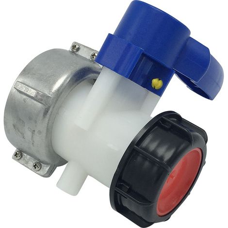 75-mm-absperrklappe – Mit S60x6-mutter Für 1000-liter-ibc-tank