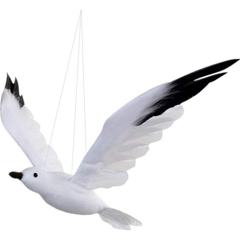 Künstliche Schaumstoff-vogelstatue Zum Aufhängen, Fliegende Möwe, Für Strand-hochzeitsparty-dekoration
